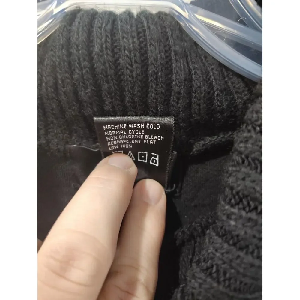 Womens Lennie for Nina Leonard Black Sweater Dress Size L Cocktail Minimalist